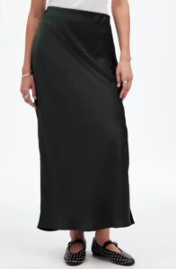 Image of sale on Satin Maxi Slip Skirt
