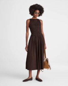 Image of sale on The Melody Smocked Midi Dress