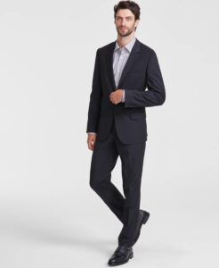 Image of sale on Men’s Slim-fit Superflex Stretch Solid Suit Separates