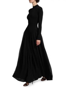 Image of sale on Speck Mock Turtleneck Pleated Gown $50 Gift Card with Purchase