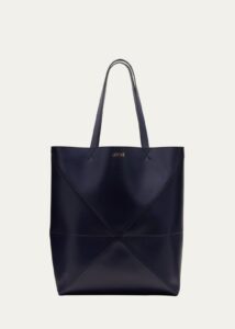 Image of sale on Puzzle Fold Large Tote Bag in Shiny Leather