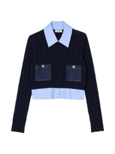 Image of sale on Cropped Wool and Cashmere Sweater