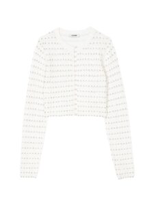 Image of sale on Cropped Cardigan with Pearl Buttons