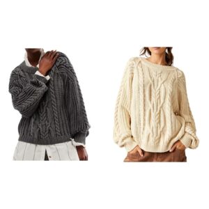 Image of sale on Frankie Cable Sweater