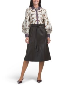 Image of sale on Intermix Midi Printed Dress