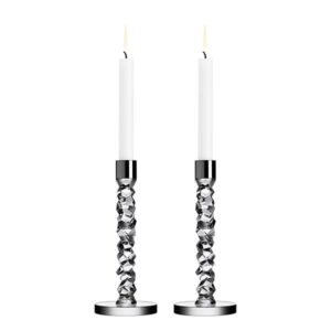 Image of sale on Orrefors Carat High Candlesticks, Pair