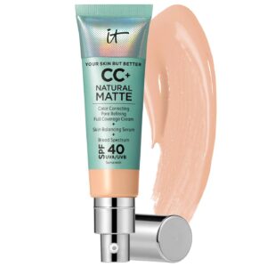 Image of sale on It Cosmetics Cc+ Cream Natural Matte Foundation with Spf 40