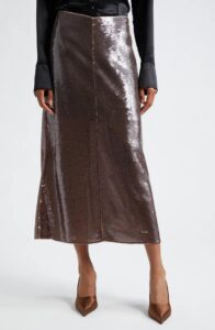 Image of sale on Monroe Sequin Midi Skirt