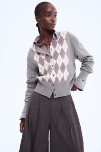 Image of sale on Jacquard-Knit Cardigan