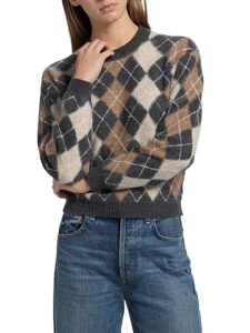 Image of sale on Marissa Argyle Knit Sweater
