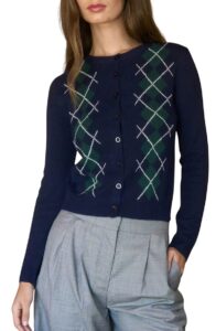 Image of sale on Argyle Cardigan