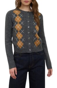 Image of sale on Argyle Cardigan