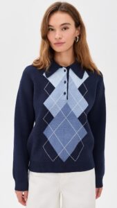 Image of sale on Argyle Knit Sweater