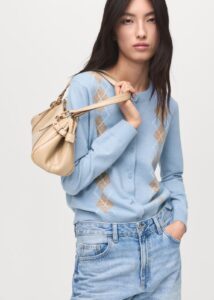 Image of sale on Knitted Cardigan With Diamonds