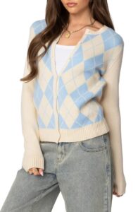 Image of sale on Maybelle Argyle Cardigan