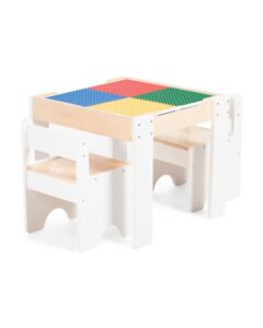 Image of sale on Wood Multi-activity Table and Chair Set with Storage