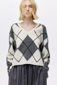 Image of sale on Jacquard-Knit Wool Sweater