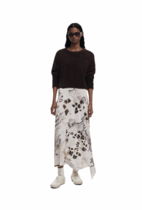 Image of sale on Women's 2-in-1 slip dress animal print