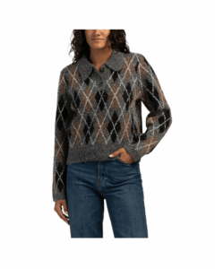 Image of sale on Argyle Collared Sweater
