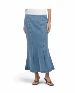 Image of sale on Denim Maxi Skirt