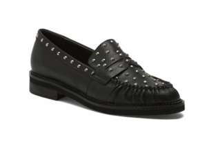Image of sale on Leather Wrinkle Loafers with Studs