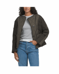 Image of sale on Color Block Button Up Jacket