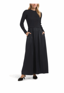 Image of sale on Long Sleeve Twofer Maxi Dress