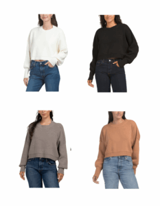 Image of sale on Easy Streetcropped Sweater