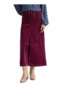 Image of sale on Brushed Corduroy Midi Skirt