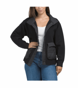 Image of sale on Long Sleeve Jacket with Quilted Detail