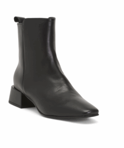 Image of sale on Leather Pointy Toe Booties
