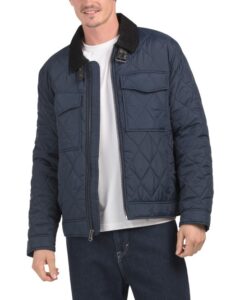 Image of sale on Diamond Quilted Trucker Jacket