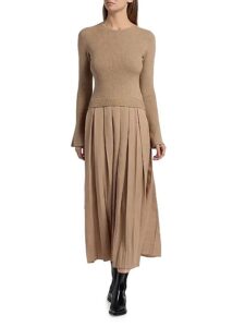 Image of sale on Meryl Pleated Maxi Dress