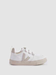 Image of sale on Veja Suede Velcro Trainers in White/natural