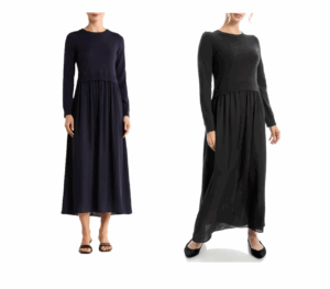 Image of sale on Twofer Long Sleeve Sweater Dress