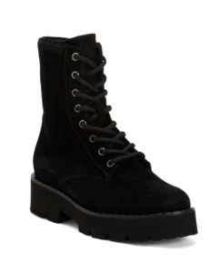 Image of sale on Suede Savina Lace Up Booties