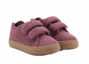 Image of sale on Velcro corduroy trainers