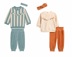 Image of sale on Fleece Top, Corduroy Pants & Headband Set 3m-9m