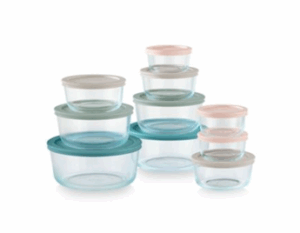 Image of sale on Simply Store 20-piece Round Glass Storage Set
