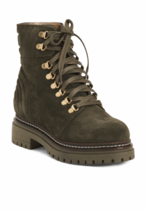 Image of sale on Suede Ronnie Lace Up Booties