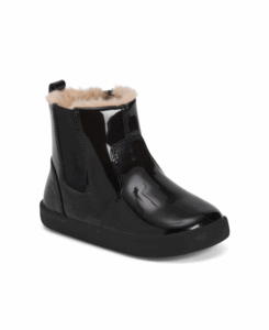 Image of sale on Patent Leather Rider Faux Fur Boots (toddler)