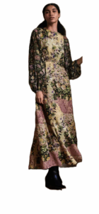 Image of sale on Floral Long Sleeve Maxi Dress
