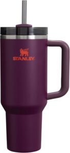 Image of sale on Stanley Quencher H2.0 Tumbler with Handle and Straw 40 Oz | Flowstate 3-position Lid | Cup Holder Compatible for Travel | Insulated Stainless Steel Cu