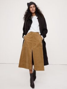 Image of sale on Corduroy Midi Skirt