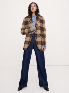 Image of sale on Italian Plaid Blazer