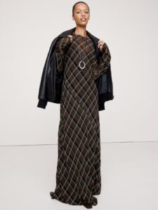 Image of sale on Bias-cut Chiffon Maxi Dress