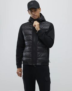 Image of sale on Black Hybrid Hooded Jacket