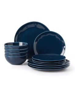 Image of sale on Bay Colors Solid 12 Pc. Dinnerware Set, Service for 4