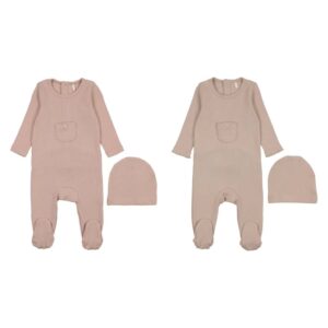 Image of sale on Unisex Ribbed Pocket Footie – Baby