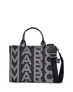 Image of sale on The Monogram Medium Denim Tote – Exclusive